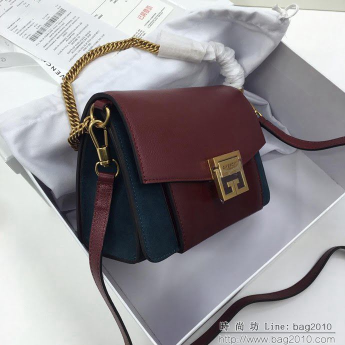 GlVENCHY紀梵希 法國代購級別 Givenchy Bag 巴黎走秀新款 中號 鏈條手提 斜挎包  tsg1252